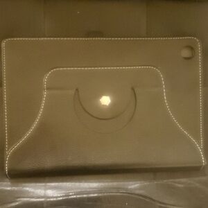 Elegant Black Leather Tablet Case